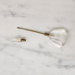 Debonair Crystal Arrow Jabot Pin