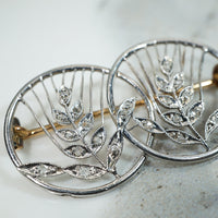 French Love Token Brooch
