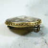 18thc Cipher Hair 18k Brooch