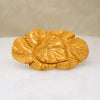 Crisp Autumn Leaves Golden Bakelite Brooch