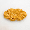 Crisp Autumn Leaves Golden Bakelite Brooch