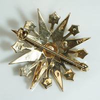 Radiant Opal Star Brooch