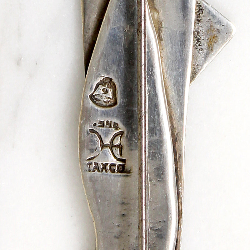Hector Aguilar Sterling Grasshopper Brooch