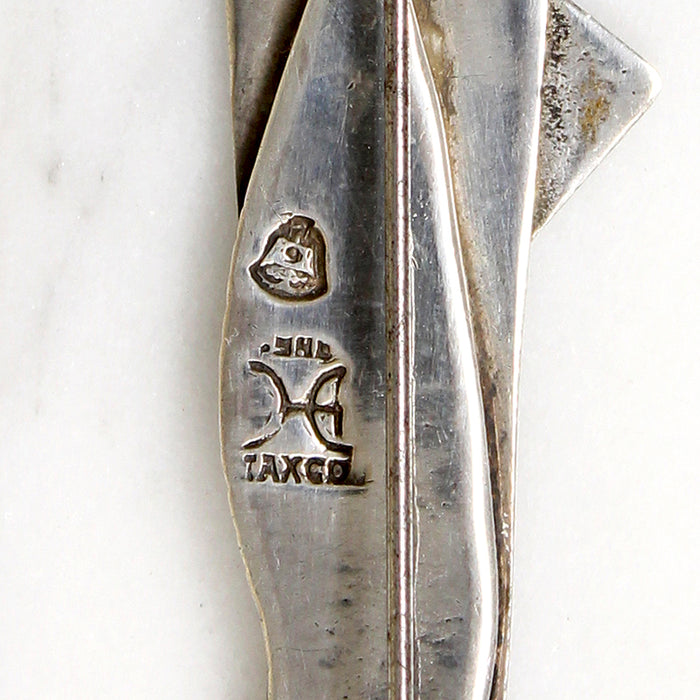 Hector Aguilar Sterling Grasshopper Brooch