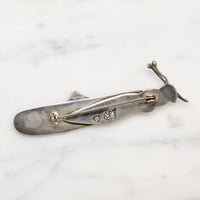 Hector Aguilar Sterling Grasshopper Brooch