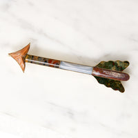 Scottish Pebble Arrow Brooch in 15ct Gold