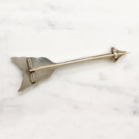 Colorful Scottish Pebble Arrow Brooch