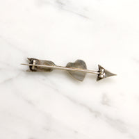 Cupid's Arrow Scottish Pebble Brooch
