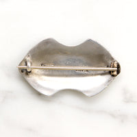 Brilliant Blue & Green Enamel Murrle Bennet Brooch