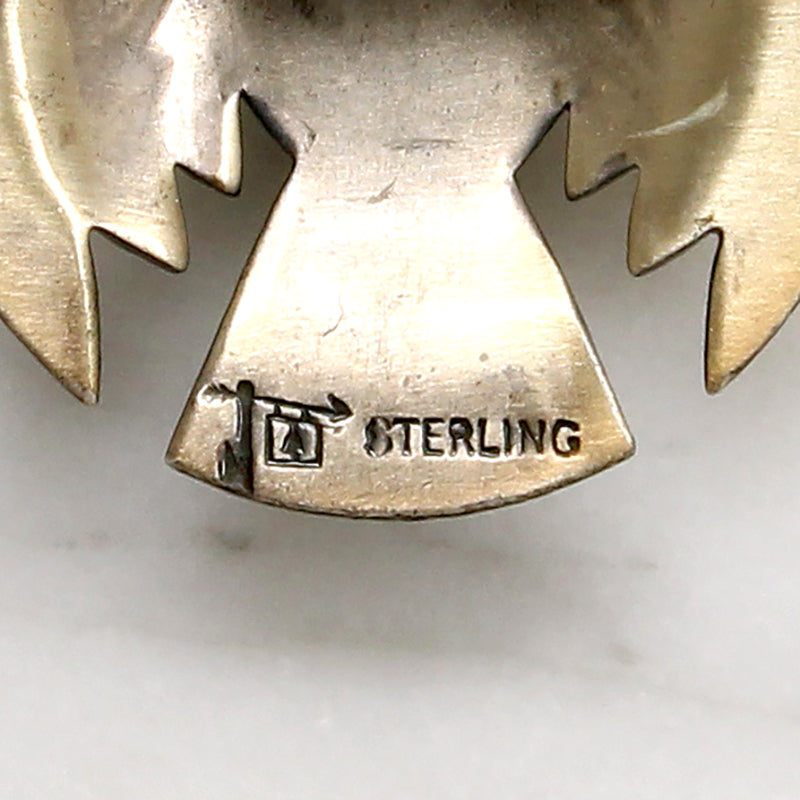 Bell Trading Post Sterling Silver Eagle Brooch 