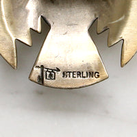 Bell Trading Post Sterling Silver Eagle Brooch 