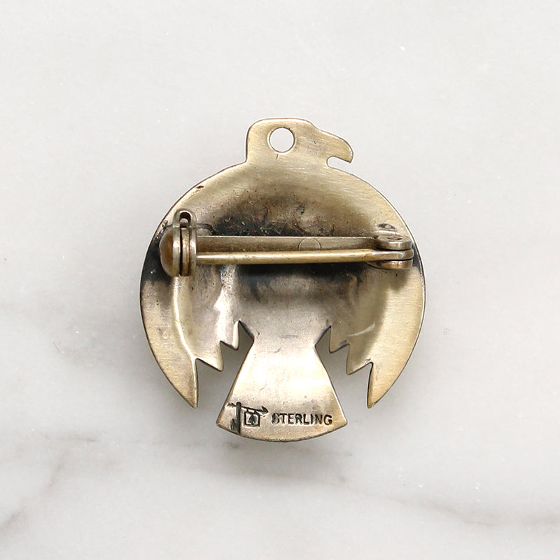 Bell Trading Post Sterling Silver Eagle Brooch 