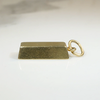 Divine Cartier 18k Gold Ingot Charm