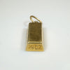 Divine Cartier 18k Gold Ingot Charm