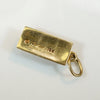 Divine Cartier 18k Gold Ingot Charm