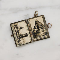 Miniature Parisian Souvenir Picture Book Pendant