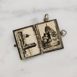 Miniature Parisian Souvenir Picture Book Pendant