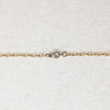 Delicate Diamond Two-Tone Gold Bracelet by brunet