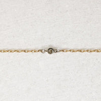 Delicate Diamond Two-Tone Gold Bracelet by brunet