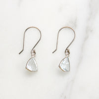 Aquamarine Trillions in White Gold Earrings by brunet