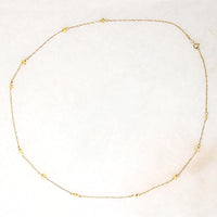 Magical Opal Bead Station Necklace by brunet