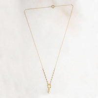 Twisted 18k "O" Pearl Necklace by brunet