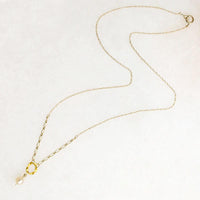Twisted 18k "O" Pearl Necklace by brunet