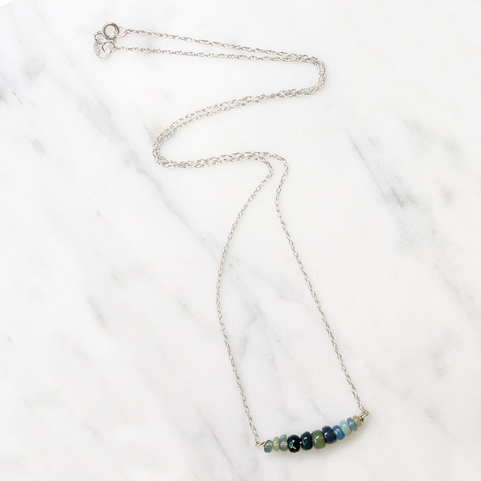 October Opals Olio Arc Necklace by brunet