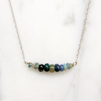 October Opals Olio Arc Necklace by brunet