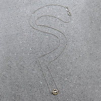 Petite Pearls in White Gold "O" Necklace by brunet