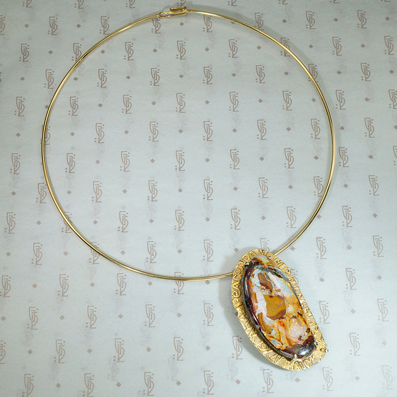 Marianne Hunter: A Woman Stands for Peace Necklace