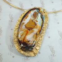 Marianne Hunter: A Woman Stands for Peace Necklace