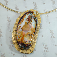 Marianne Hunter: A Woman Stands for Peace Necklace