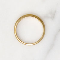 Cutie Ridged 14k Gold Pinky Ring