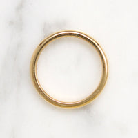 Buttery 14k Gold Half Round Band by Artcarved