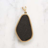 Stunning Natural Turquoise & 14k Gold Pendant