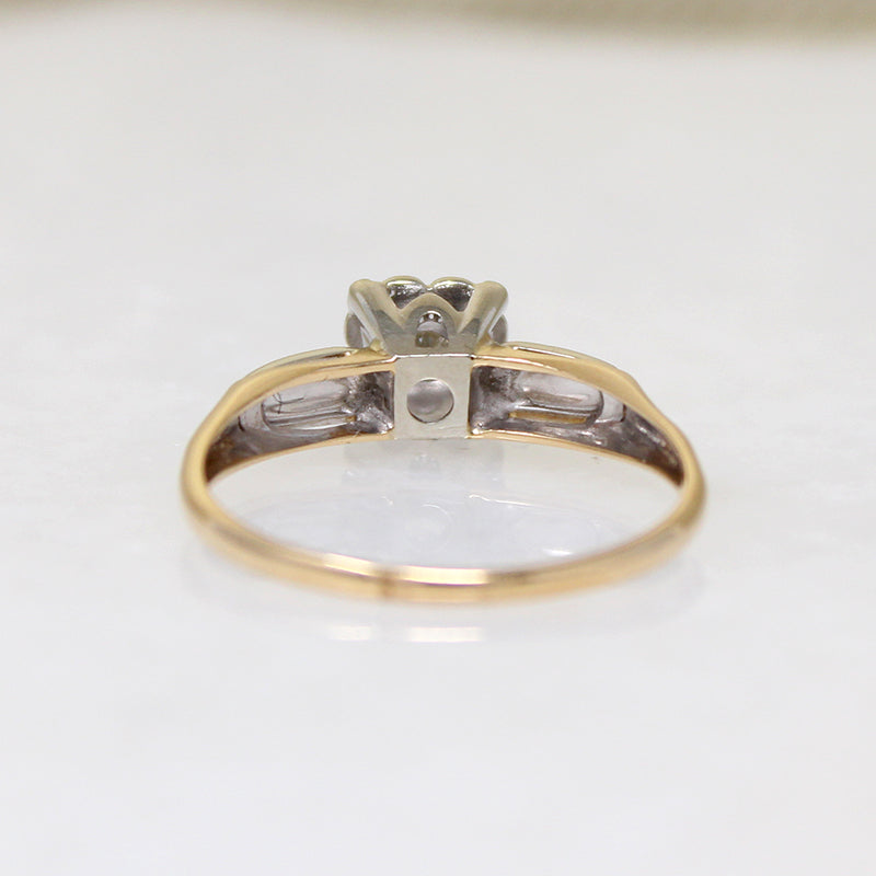 Sweet Hearts & Flowers Diamond Engagement Ring