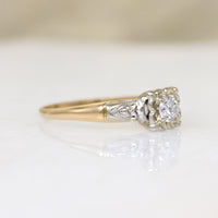 Sweet Hearts & Flowers Diamond Engagement Ring