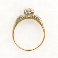 Sweet Hearts & Flowers Diamond Engagement Ring