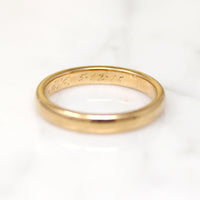 Antique 14k Gold Wedding Band Size 5.5