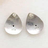 Fat & Sassy Sterling Teardrop Earrings