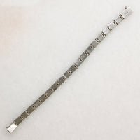 Sleek Turquoise & Sterling Silver Line Bracelet