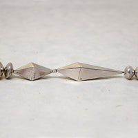 Superb Modernist Navajo Silver Round & Bicone Beads