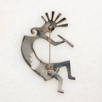 Sterling Silver Kokopelli Brooch

