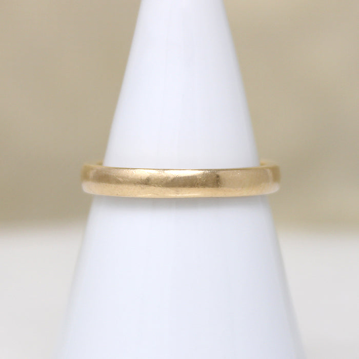 Attractive 18k Gold Jabel Wedding Band Size 7.5