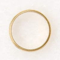Stars & Hearts Substantial 14k Gold Band Size 8