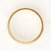 Stars & Hearts Substantial 14k Gold Band Size 8.5