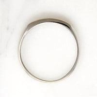 Chic Seven Diamond Platinum Wedding Band