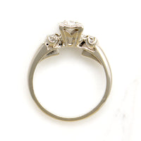 Sweet Vintage Diamond & White Gold Engagement Ring