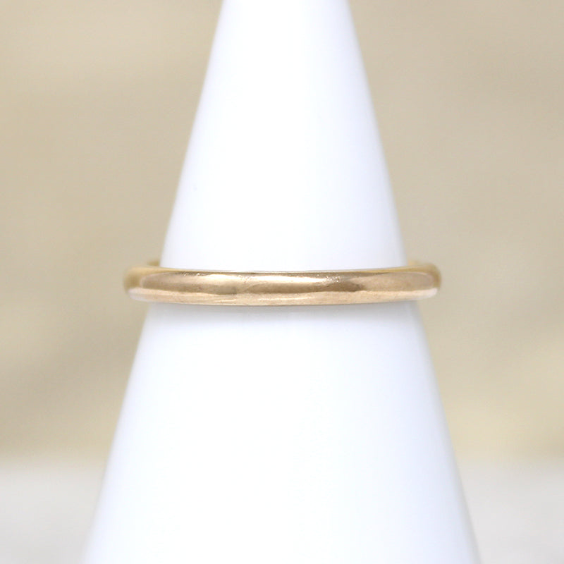 Slim Size 7 Gold Band by Woods & Sons